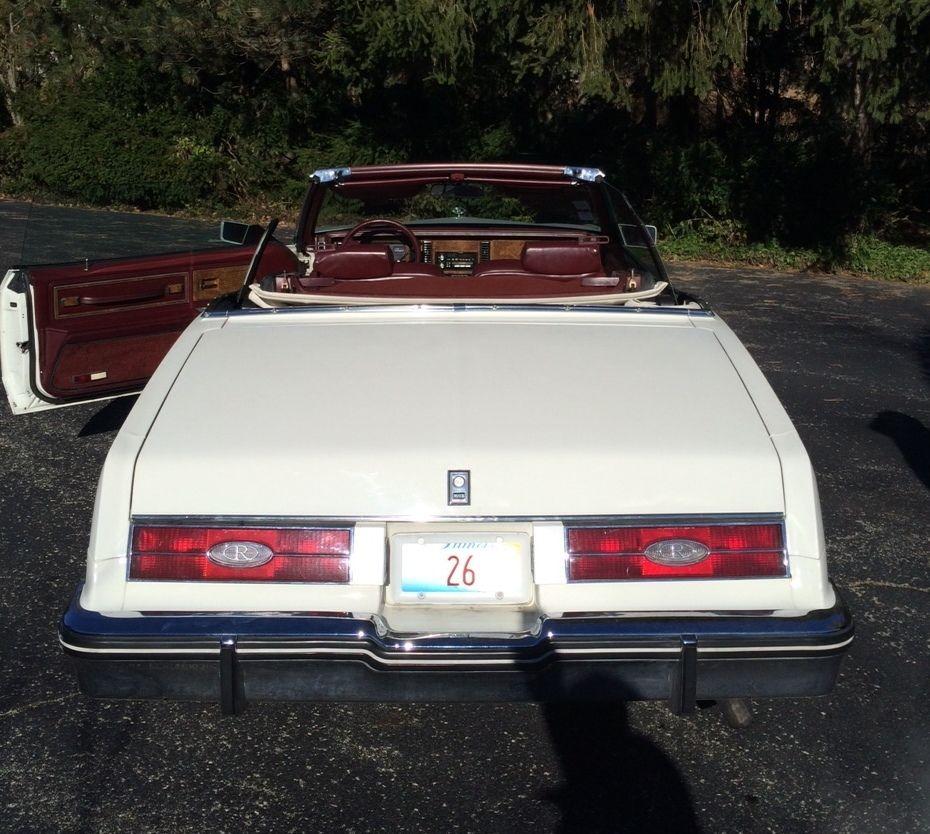 1984 Buick Riviera Convertible Only 500 of These Rivieras were Built in 1984