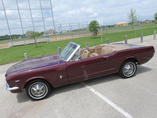 1965 Ford Convertible Mustang 289 Factory C code Power top