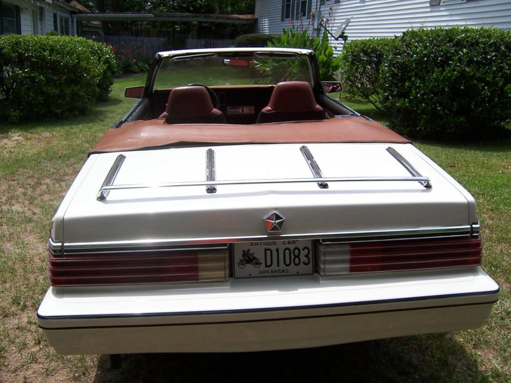1984 Chrysler Lebaron Convertible