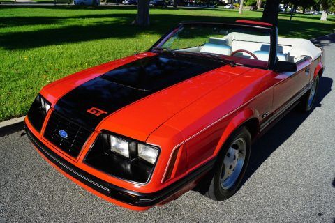 1983 Ford Mustang 5 SPD GLX Convertible for sale