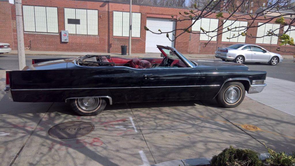 Barnyard find 1969 Cadillac Deville Convertible