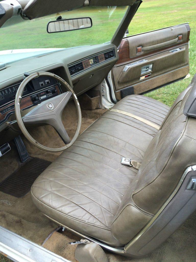 garaged 1973 Cadillac Eldorado Convertible