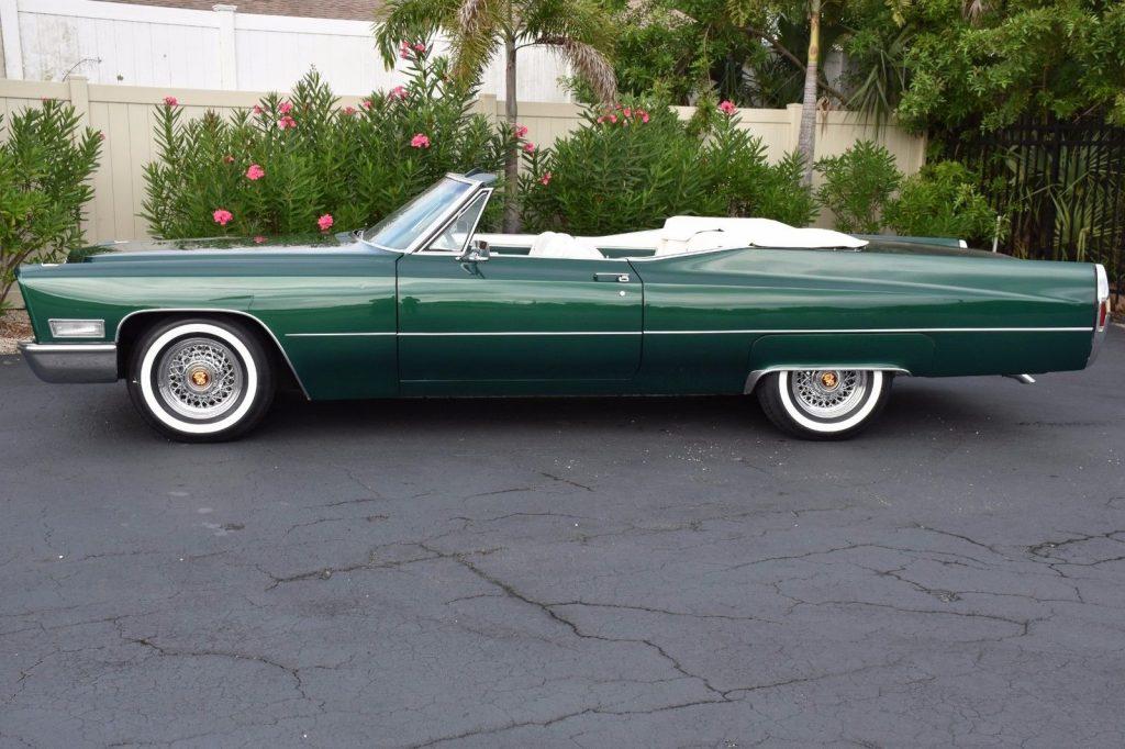New white top 1968 Cadillac Deville Convertible
