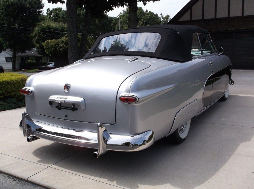 customized 1950 Ford Deluxe Crestliner convertible