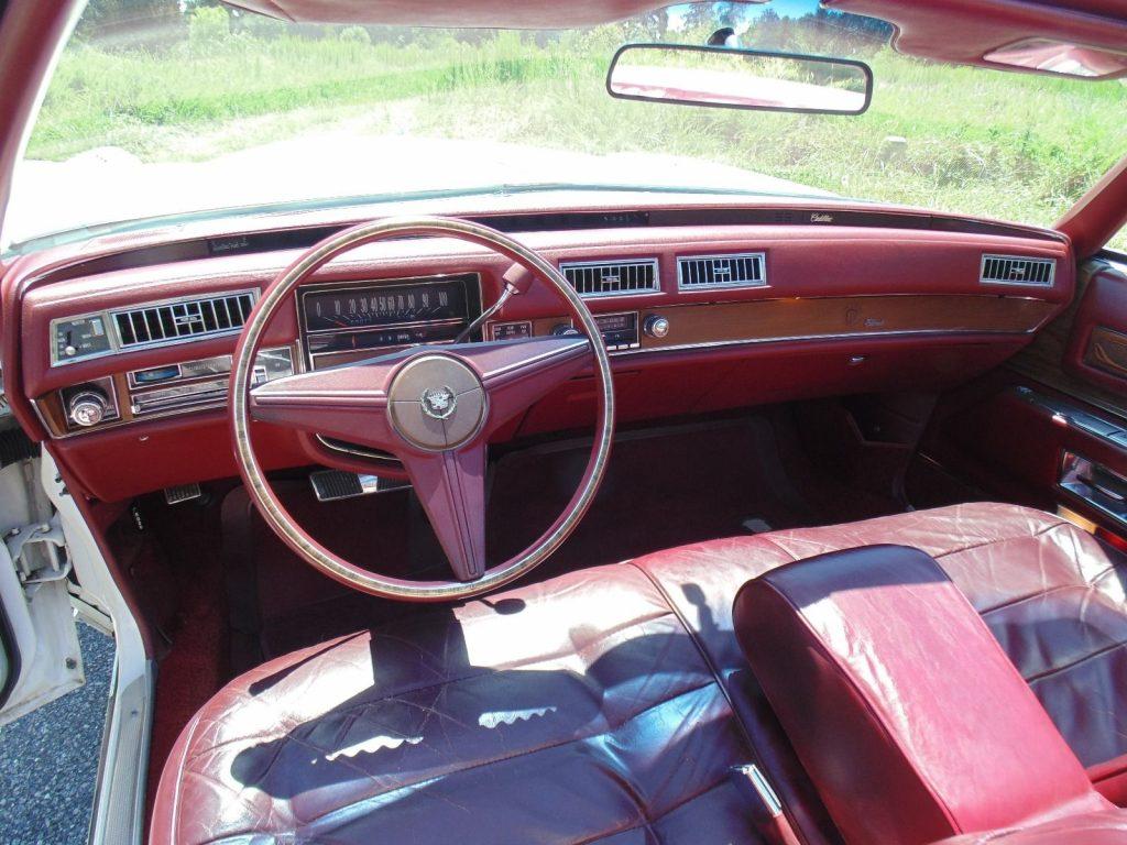 Garaged 1975 Cadillac Eldorado Convertible