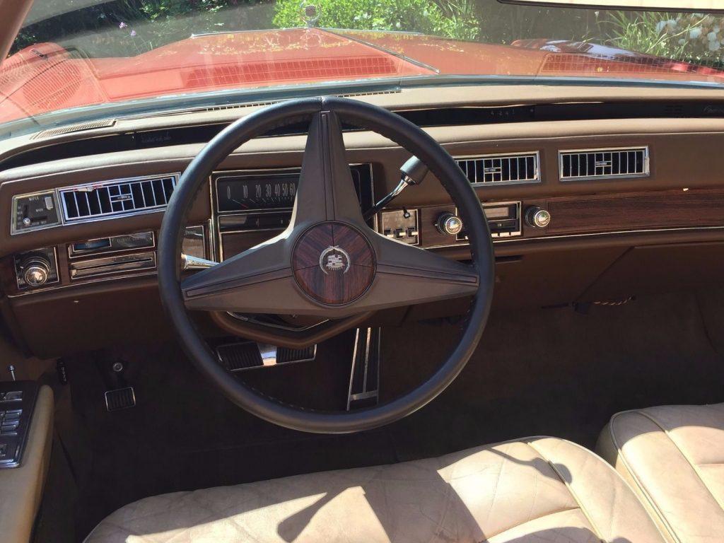 last year 1976 Cadillac Eldorado convertible