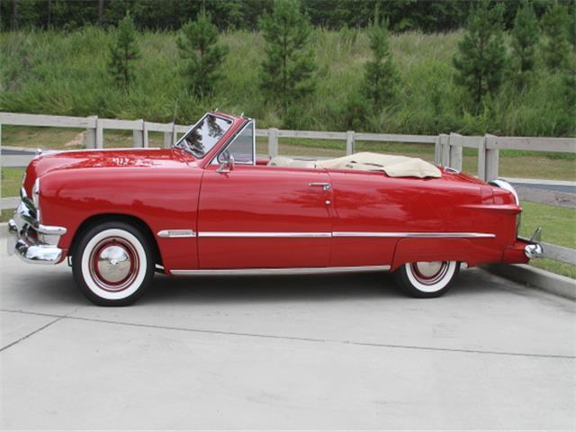 restored 1950 Ford Custom Deluxe convertible