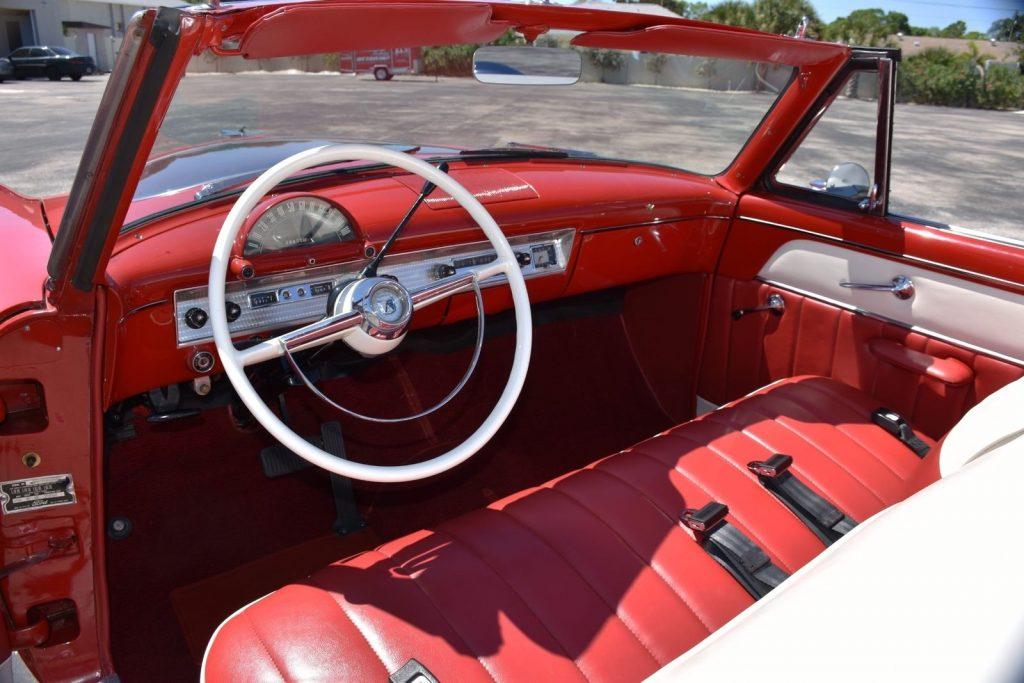 Frame Off Restored 1954 Ford 1 of 1500 with demonstrator hood convertible