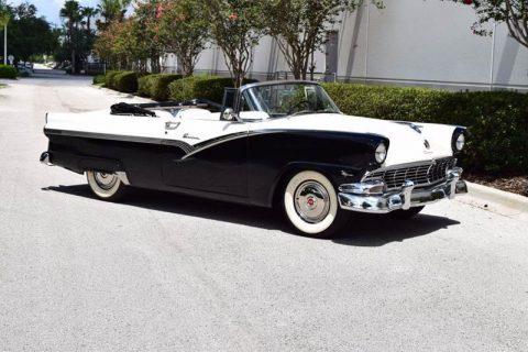 restored to original 1956 Ford Sunliner Convertible for sale