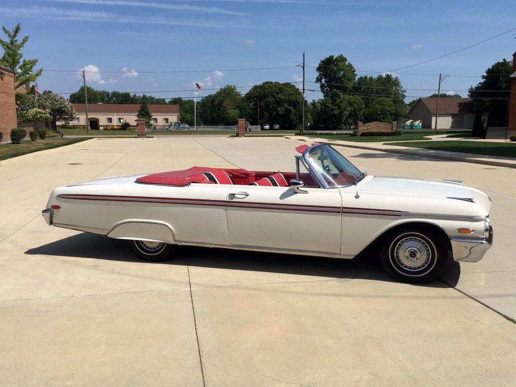 classic 1962 Ford Galaxie Sunliner convertible
