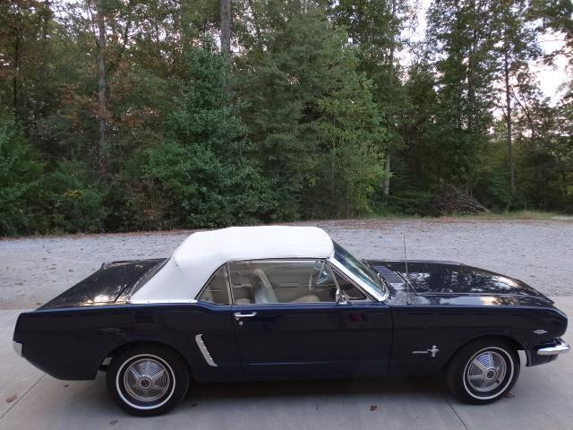 shiny paint 1965 Ford Mustang Convertible