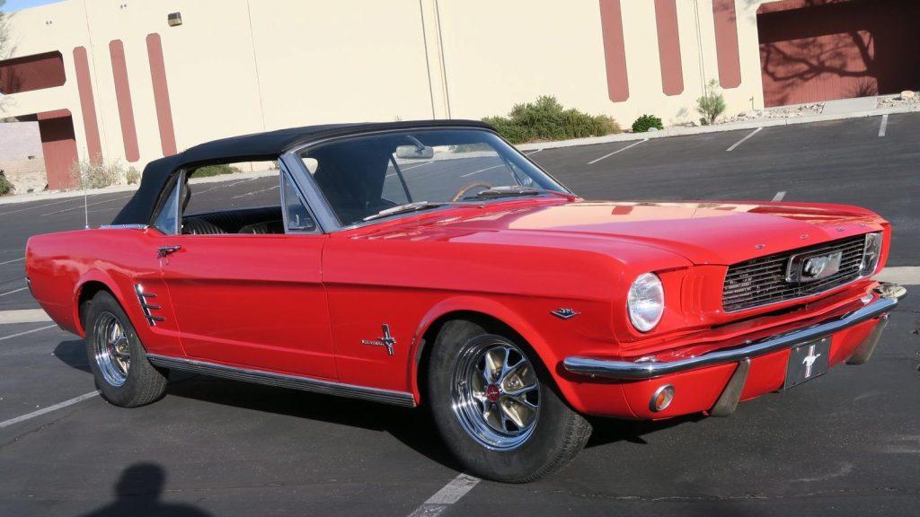 recently restored 1966 Ford Mustang Convertible
