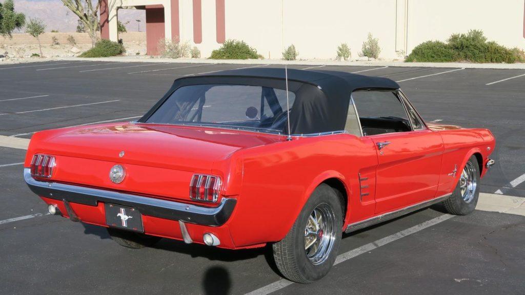 recently restored 1966 Ford Mustang Convertible