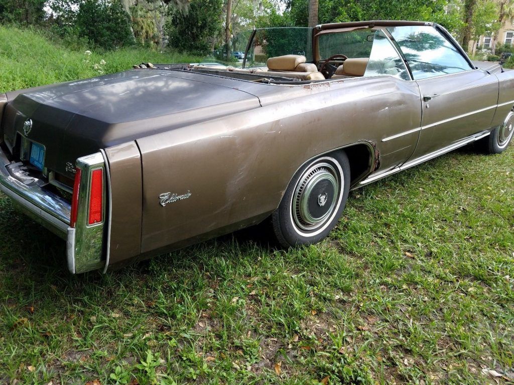 needs some work 1976 Cadillac Eldorado convertible