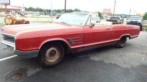 non running 1965 Buick Wildcat Convertible for sale