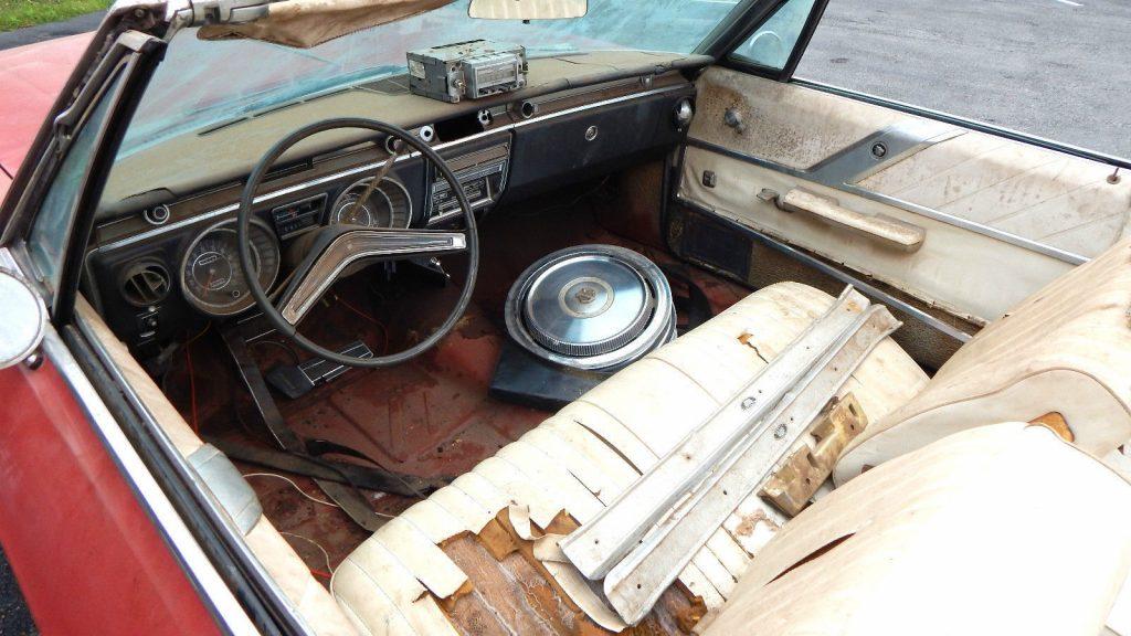 non running 1965 Buick Wildcat Convertible