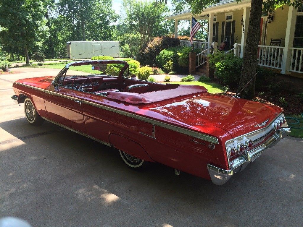 Restored 1962 Chevrolet Impala Ss Convertible For Sale