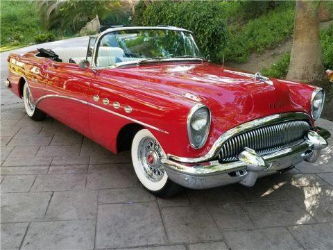 very low miles 1954 Buick Roadmaster convertible rare for sale