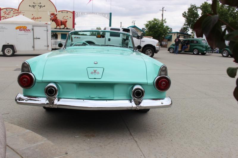 Recently restored 1955 Ford Thunderbird convertible