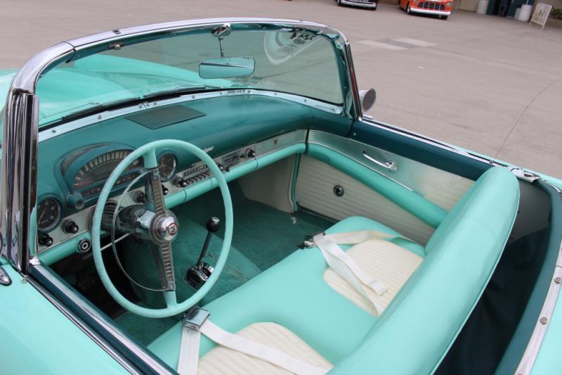 Recently restored 1955 Ford Thunderbird convertible
