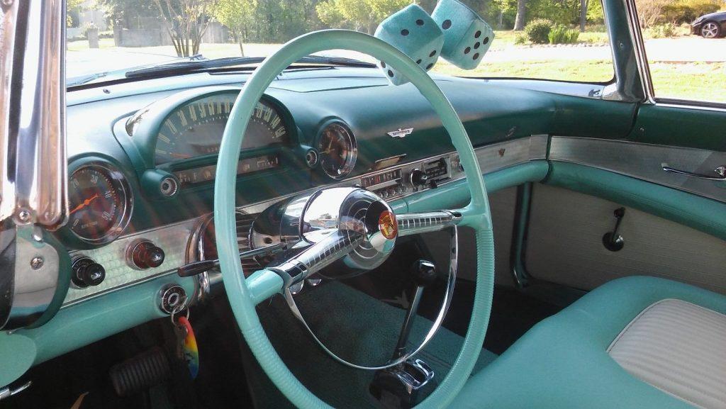 restored 1955 Ford Thunderbird convertible