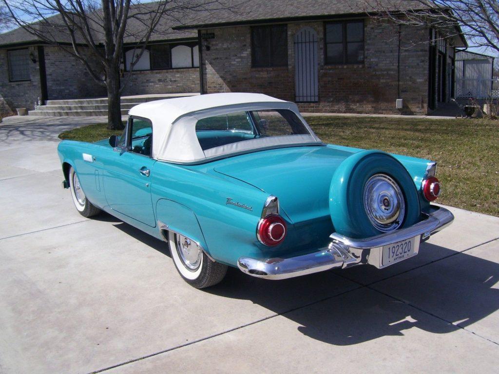 completely restored 1956 Ford Thunderbird convertible