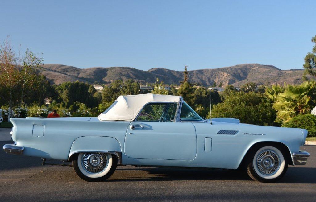 handles like a dream 1957 Ford Thunderbird Roadster convertible