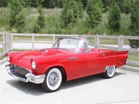 Tremendously Restored 1957 Ford Thunderbird convertible for sale