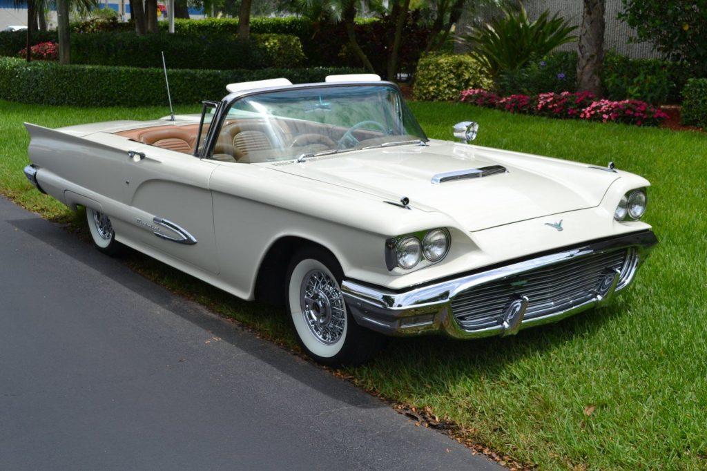fully optioned 1959 Ford Thunderbird convertible