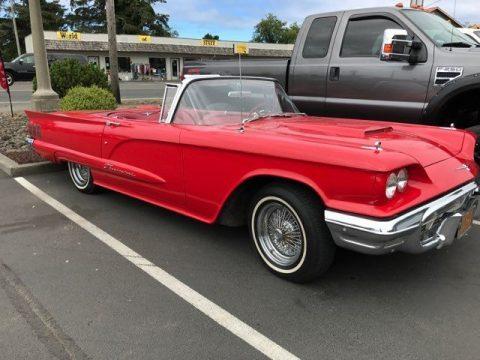 garaged 1960 Ford Thunderbird convertible for sale