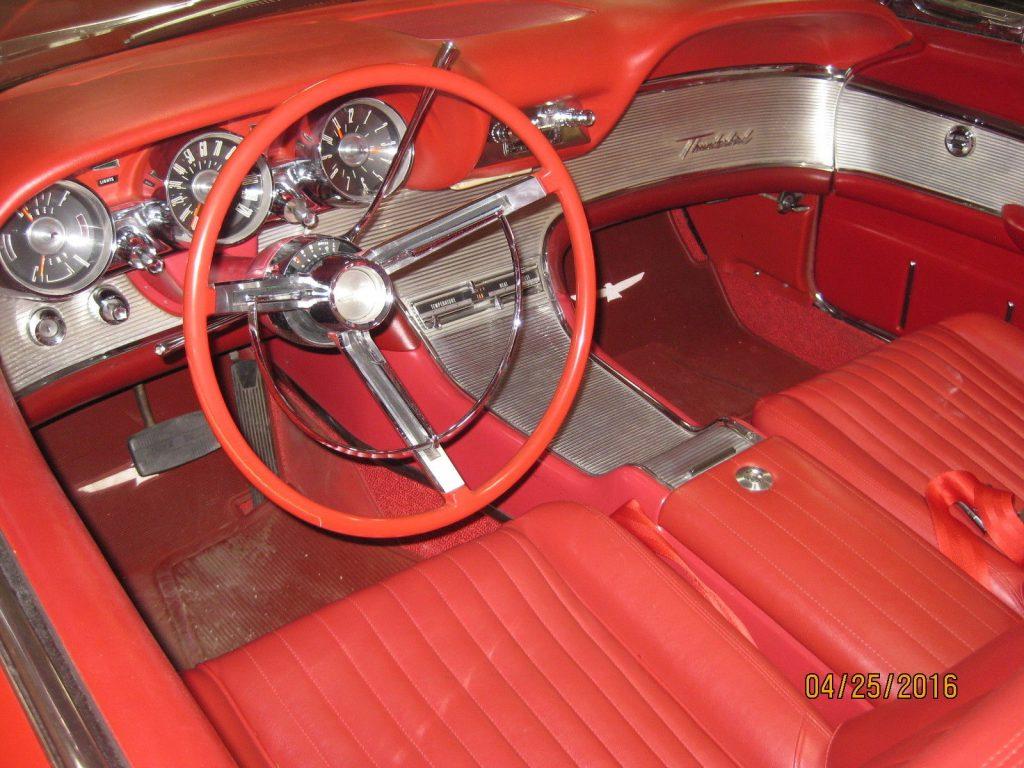 restored 1962 Ford Thunderbird Convertible