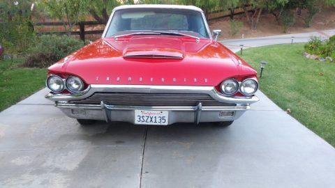 super straight 1964 Ford Thunderbird Sports Roadster convertible for sale