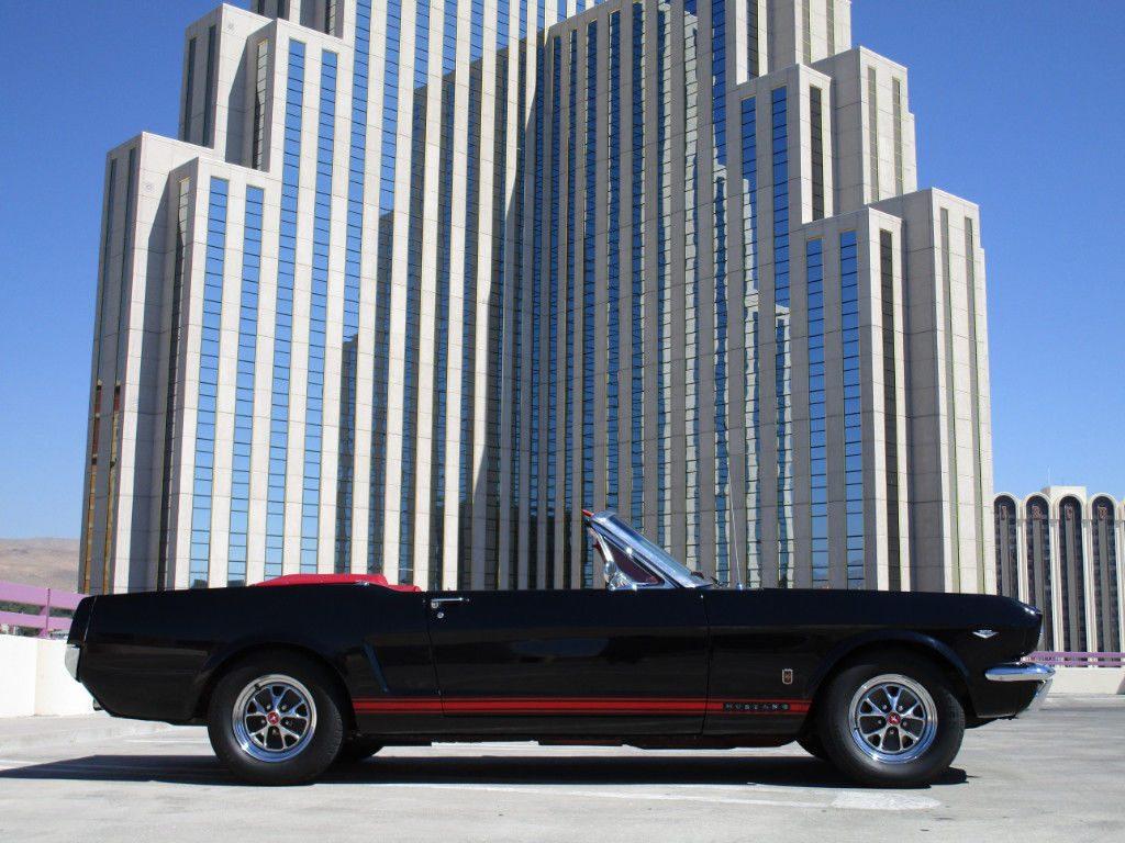 highly detailed 1965 Ford Mustang convertible