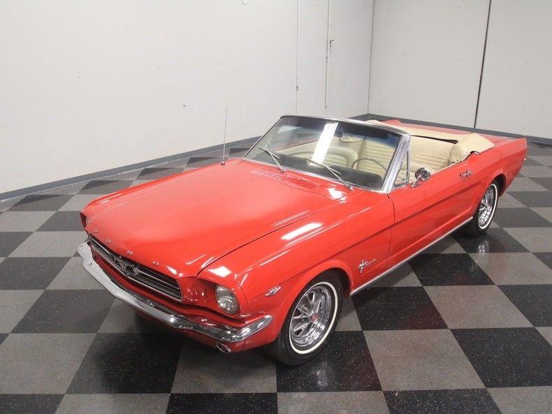 recently detailed 1965 Ford Mustang Convertible