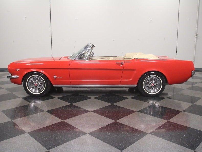 recently detailed 1965 Ford Mustang Convertible