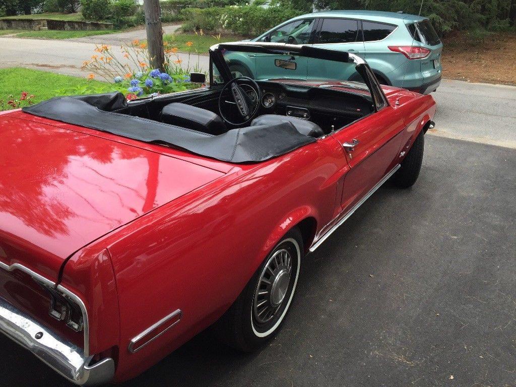 low miles 1968 Ford Mustang convertible