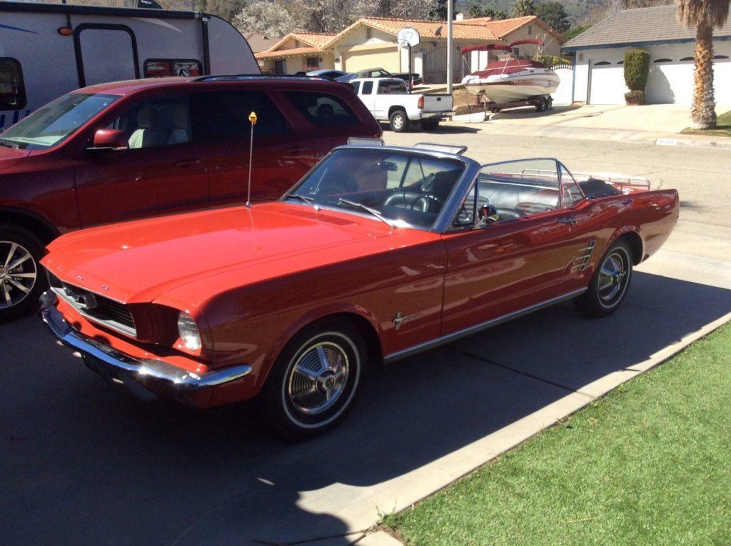 mostly original 1966 Ford Mustang Convertible