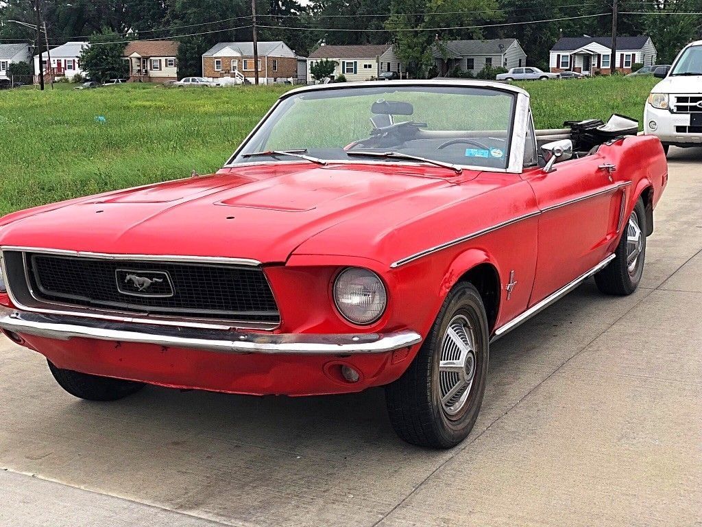 original 1968 Ford Mustang convertible