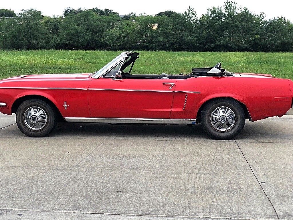 original 1968 Ford Mustang convertible