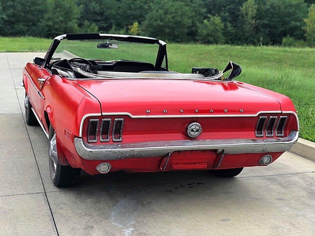 original 1968 Ford Mustang convertible