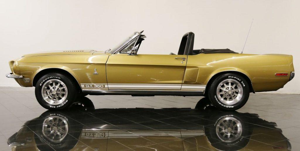 rare 1968 Shelby Mustang Gt350 Cobra Convertible