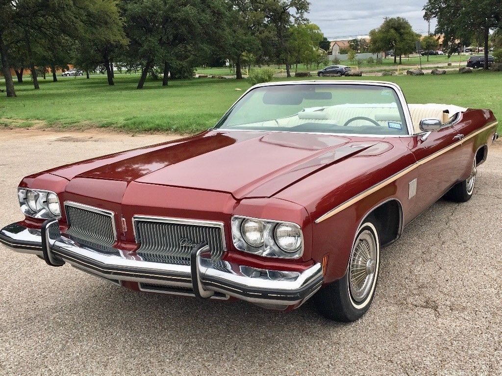 minor dents 1973 Oldsmobile Eighty Eight Royale convertible