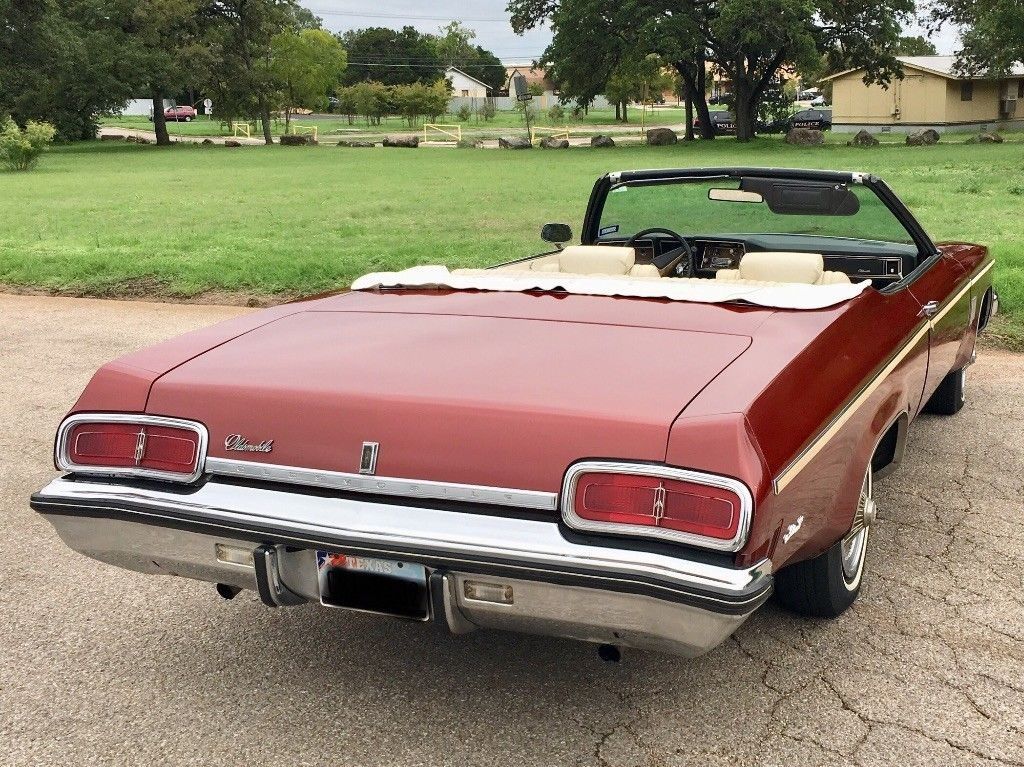 minor dents 1973 Oldsmobile Eighty Eight Royale convertible