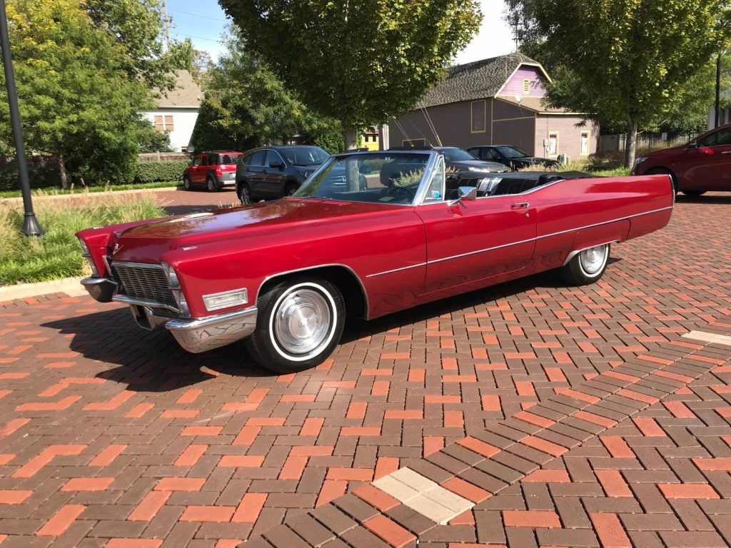 rust free 1968 Cadillac DeVille Convertible