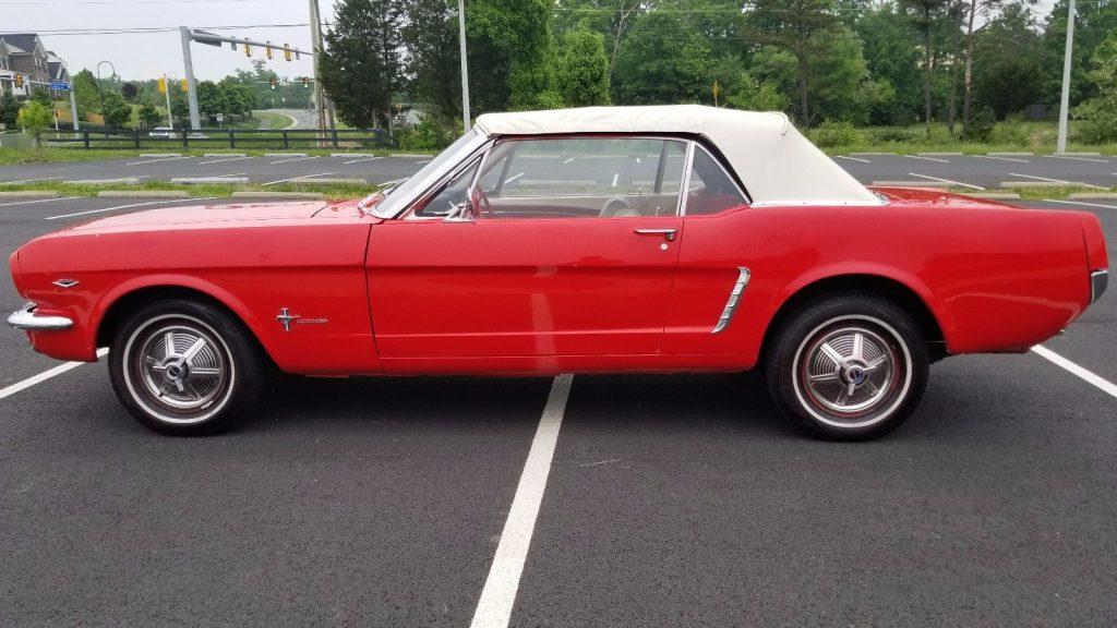 serviced 1965 Ford Mustang Covertible