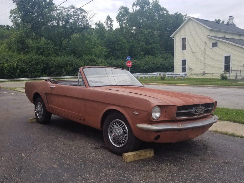 solid 1965 Ford Mustang Convertible