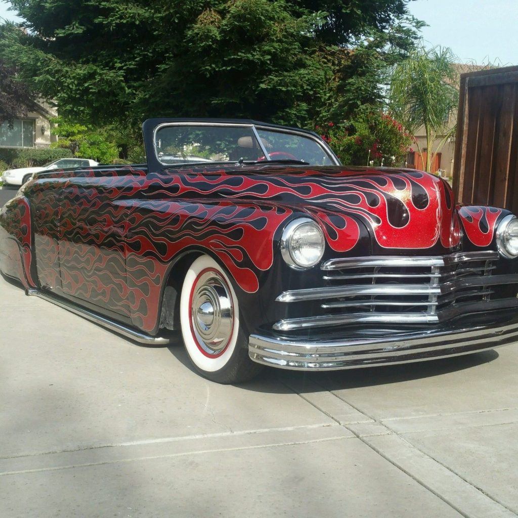 customized 1949 Plymouth Deluxe convertible