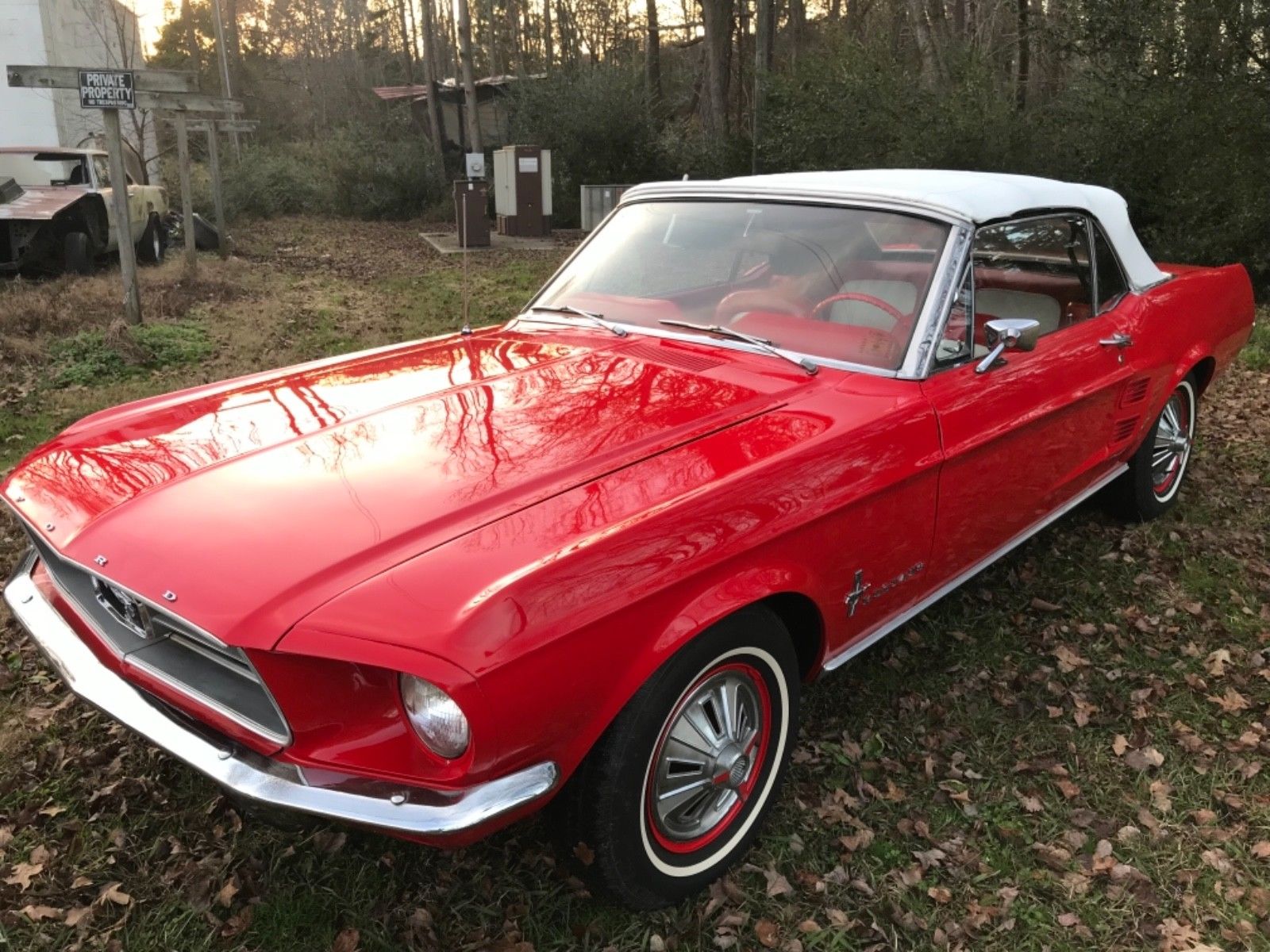 low miles 1967 Ford Mustang Convertible for sale