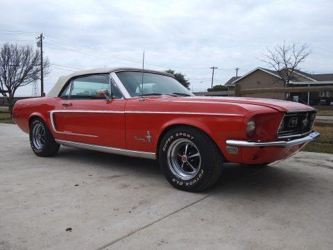 converted to V8 1968 Ford Mustang Convertible for sale