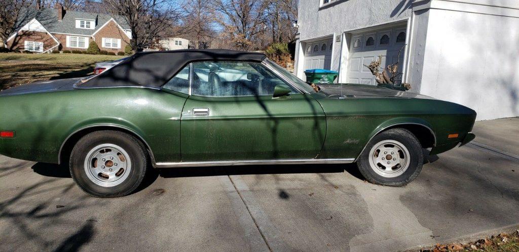 needs finishing 1973 Ford Mustang Convertible
